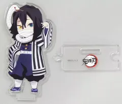 【中古】アクリルスタンド・アクリルパネル 伊黒小芭内(左手挙げ) 「鬼滅の刃 キャラクター絵巻カフェ in ufotable Cafe 繋がるランダムアクリルスタンド 第四期」