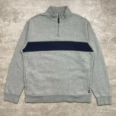 90s オールド ギャップ ハーフジップ スウェット トレーナー グレー サイズ M
