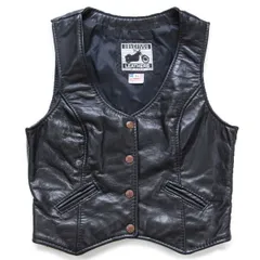 【希少 美品】ハーレーダビッドソン　ライダースジャケット レザーベスト 古着 ビッグサイズ Leather Bound exclusive Harley-Davidson
