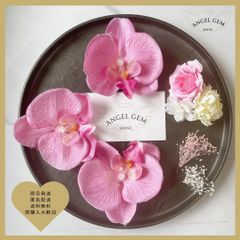 カラー胡蝶蘭 髪飾り