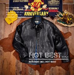 カウハイド 復刻30年代 スタイル シングルライダース メンズ 革ジャン