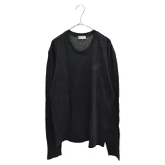 Dior HOMME (ディオールオム) ドット デザイン 長袖 カットソー Tシャツ ブラック 363J600B0356のサムネイル
