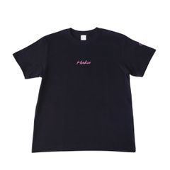 Haku Classic Modern T-Shirt Black x Pink