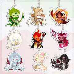 【9個セット】 クッキーラン：キングダム キーホルダー アクリル 可愛い ゲーム
