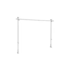 HEIAN SHINDO つっぱりハンガーラック 押入れ収納 縦横伸縮 ホワイト 幅70~120cm 高さ75~120cm TCH-60 平安伸銅工業 0