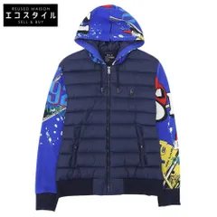 POLO RALPH LAUREN ポロ ラルフローレン SKI 切り替え ダウンパーカー メンズ ネイビー マルチカラー M M