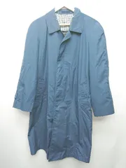 ◇ LONDONFOG ロンドンフォグ シンプル 通勤 長袖 ステンカラーコート サイズ胸囲92 胴囲80 身長170 ネイビー メンズ P  【1405230012851】のサムネイル