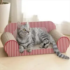 【公式】爪とぎ ソファ ダンボール 爪研ぎ 猫 段ボール ソファ型 つめとぎ ベッド お手入れ おしゃれのサムネイル