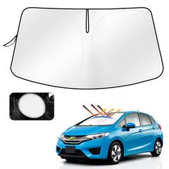 【2025年・遮光・遮熱アップグレード】Cartist ホンダ フィット3 GK3 GK4 GK5 GK6 GP5 GP6型 フロントサンシェード 2013.9~2020年 サンセット サンフィア サンライン フロントガラス サンシェード シェードカーテン 0