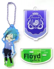 【中古】雑貨 フロイド・リーチ デフォルメキャラクター運動着アクリルスタンドチャームVol.2 「ディズニー ツイステッドワンダーランド」