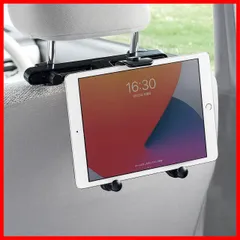 200-CAR090 角度調整 7～12.9インチ 後部座席 ヘッドレスト 車載ホルダー タブレット サンワダイレクトのサムネイル
