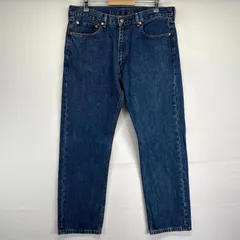 古着 リーバイス Levi's デニムパンツ 505 ストレート ジップ ジーンズ ジーパン 長ズボン 大きいサイズ w38 L32  ブルー メンズ