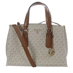 マイケルコース MICHAEL KORS EMMA MK 2WAYバッグ ショルダーバッグ ハンドバッグ 茶色 べージュのサムネイル