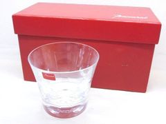 新品同様品 Baccarat バカラ ■ ロックグラス クリア ドット 水玉 ベルーガ グラス □7F