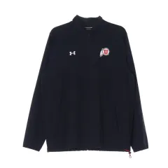 L 未満 防具 UTAH UTES ユタ州 黒 ハーフジップアップ 長袖 Tシャツ