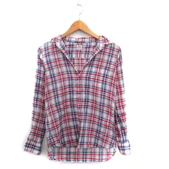アメリカンラグシー AMERICAN RAG CIE シャツ ブラウス 長袖 コットン チェック F レッド 赤 /KT10のサムネイル
