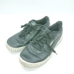 ◇ Θ PUMA プーマ ローカットスニーカー サイズ24.5 ブラック レディース メンズ E  【1411210004181】