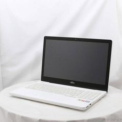 〔中古品〕格安安心パソコン LIFEBOOK AH77／W FMVA77WW プレミアムホワイト 〔Windows 10〕【258】