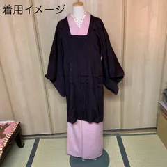 道行コート　和装コート　着物　防寒着　道行　コート　ヴィンテージ  レトロ　k104