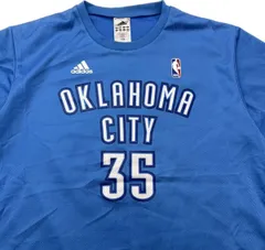 adidas ☆ NBA オクラホマシティ ケビン デュラント Tシャツ 水色 ライトブルー M バスケットボール 人気 スポーツ アディダス■S2620