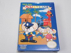 FC★MAPPY-LAND NES 海外版 北米版 端子清掃済★箱付・説明書付・ソフト付★動作確認済