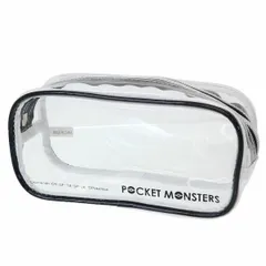  ポケモン ペンケース PVCスクエアポーチ ペンポーチ クロ モンスタボール 