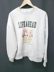 ◇ ⊇ MN.L MONO-MART LADY'S 裏起毛 長袖 トレーナー サイズF グレー系 レディース E  【1506250004991】