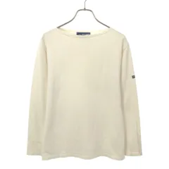 セントジェームス フランス製 長袖 バスクシャツ XS ホワイト系 SAINT JAMES カットソー レディース