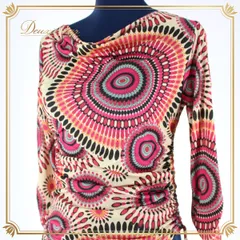 社交ダンス 衣装 スタンダード トップス レッスンウェア パーティー leirena レイリーナ ブラック系 レッド系 ホワイト系 ベージュ系 パープル系 イエロー系 多色デザイン おしゃれ 伸縮性 カジュアル ウエア 体型カバー フェスダンス 講習用