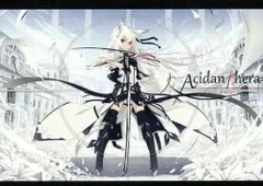 凪白みと A3アクリルボード 風と水と街 white parabellum