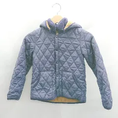 ◇ ⊇◎ URBAN RESEARCH DOORS キルティング 裏起毛 キッズ 長袖 ジャケット サイズ120 ネイビー 女の子 男の子 E  【1501160044075】