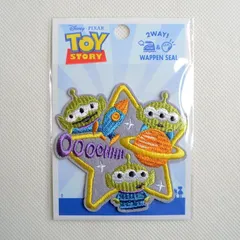 ワッペン アイロン ディズニー エイリアン ピクサー トイストーリー コズミック シール 帽子 被り物 バッグ D01Y2140 ビンテージ アウトドア