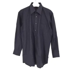 シシー バイ カンサイ ヤマモト SISSY by KANSAI YAMAMOTO   長袖シャツ 形状安定 LL 82  パープル ストライプ柄【中古】