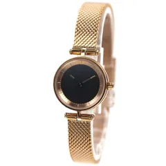 ドメニ コー 腕時計 レディース マイクロシグニチャー ブラック×ローズゴールド Domeni Co RGLW01-M