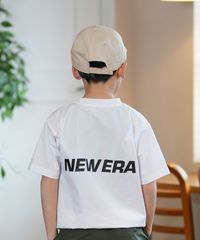 【ムラスポ公式】新品 NEW ERA ニューエラ 半袖 Tシャツ キッズ ジュニア 子供 水陸両用 Youth ユーティリティー Wordmark ホワイト 14391924