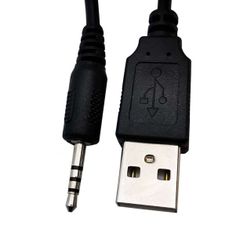 USB-2.5mm 4極ケーブル 充電・音声対応 1m