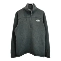 THE NORTH FACE ノースフェイス ハーフジップ フリースジャケット アウトドア グレー(メンズ M)中古 古着 V3770