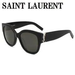 サンローラン SAINT LAURENT SLM95F 005 日本正規品 サングラス アジアンフィット 偏光レンズ UVカット 紫外線カット メンズ レディース グレー ブラック