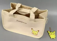 【中古】グッズセット ピカチュウ ポケピース インテリアトート＆キーホルダーBOOK ピカチュウver. 「ポケットモンスター」 セブンネットショッピング・セブンイレブン限定