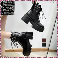送料無料 レースアップショートブーツストームブーツ レディース 履きやすいワークブーツ オシャレ厚底ブーツ韓国 エンジニアブーツ コンフォートシューズ サイドファスナー 靴 美脚編み上げブーツ 歩きやすいシューズ カジュアル靴秋冬