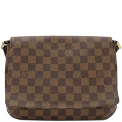 ルイヴィトン LOUIS VUITTON ショルダーバッグ ミュゼット タンゴ ダミエキャンバス ダミエエベヌ ゴールド金具 茶  N51255 LM1003【中古】