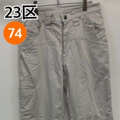 23区 ニジュウサンク パンツ ボトムス カジュアルパンツ ホワイト メンズ レディース 74サイズ【CB279】