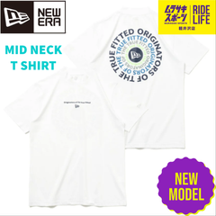 【ムラスポ公式】NEWERA　ミッドネックTシャツ　OOTTF（ホワイト）　14109052　ゴルフ　ゴルフウェア