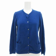ボールジー BALLSEY トゥモローランド カーディガン ニット カシミヤ 長袖 38 青 ブルー /UD
