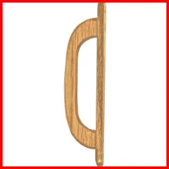 引き出し 取っ手 ドア 木製ハンドル 家具 座付 透明 Sangyo) 全長120mm 和気産業(Waki TWー390