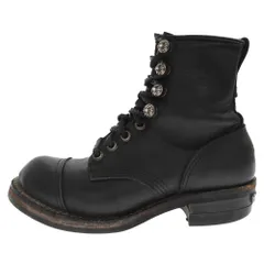 CHROME HEARTS (クロムハーツ) ×WESCO JOBMASTER ウエスコ ジョブマスター レザーブーツ ブラックのサムネイル