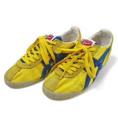 오니츠카 타이거 Onitsuka Tiger TH321N 로우 컷 스니커 23.5㎝ 옐로우