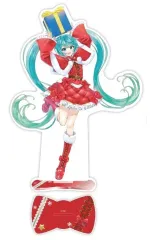 【中古】アクリルスタンド・アクリルパネル 初音ミク(KEIver.) プラチナムザッカビッグクリアスタンド“初音ミク”クリスマス2024 「VOCALOID」