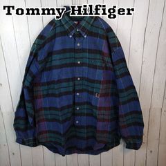 Tommy Hilfiger トミー・フィルフィガー ネルシャツ M