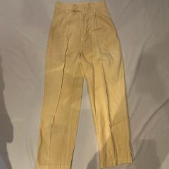 AURALEE オーラリー 22S/S WASH DUCK CANVAS SLACKS パンツ A22SP05WD アイボリー系 size:1【代官山A07】